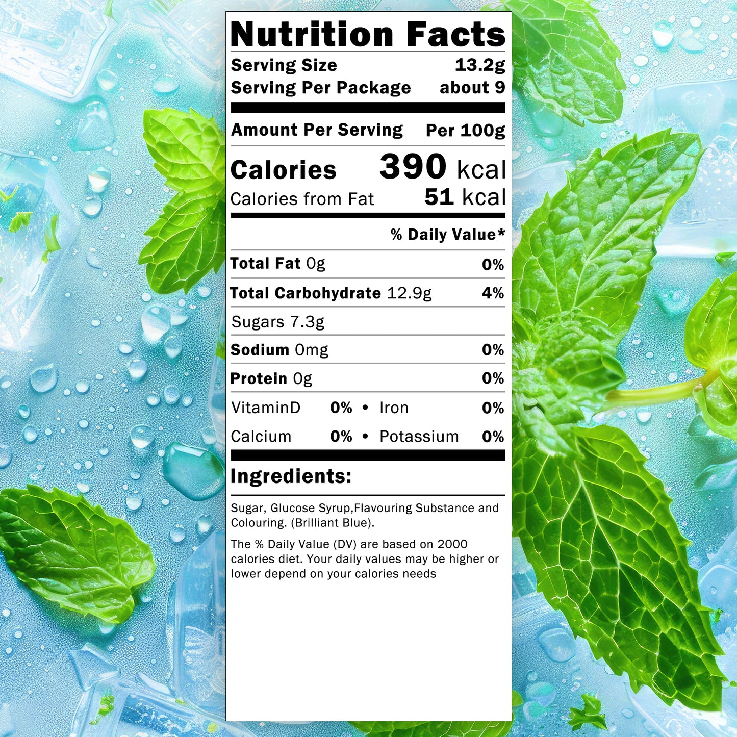 Torrone Cool Mint Hard Candy, Individually Wrapped, Non-Melting, 4.2 Oz Bag (Approx. 39 Count)